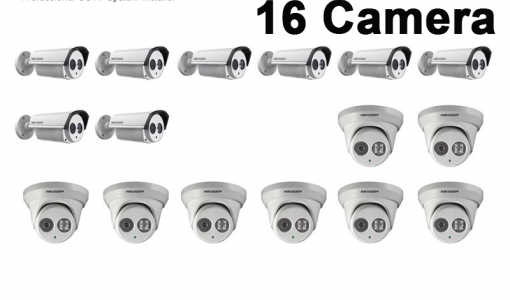 Paket CCTV IP Cam Super HD 16 Camera