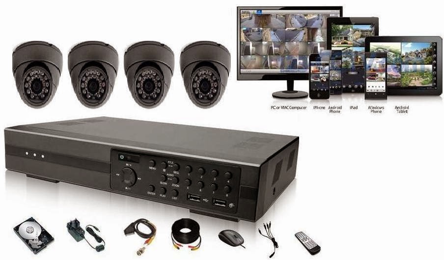 CAMERA CCTV 4 channel