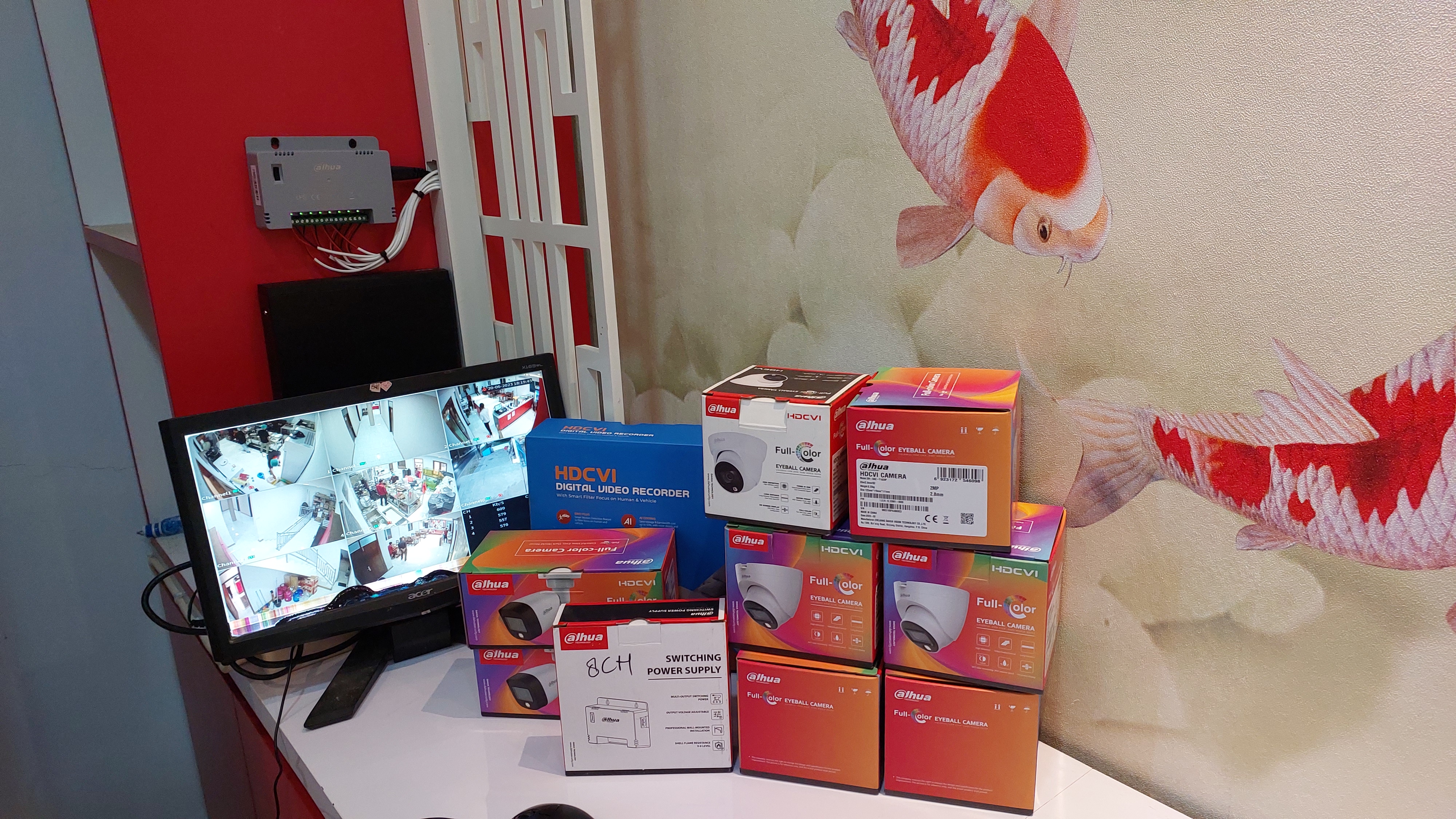 Project Pemasangan CCTV di Restoran Chines Food di Cirebon