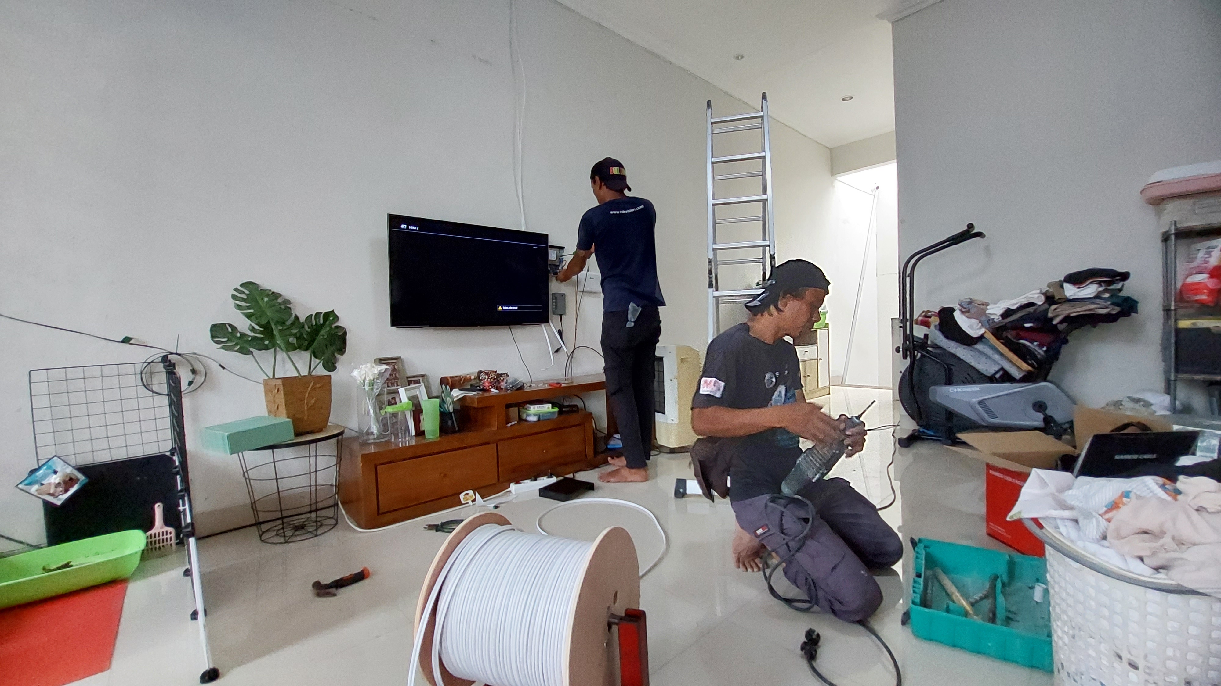 Pemasangan CCTV Paketan 4 Kamera Full Color di Rumah Perawatan Kucing